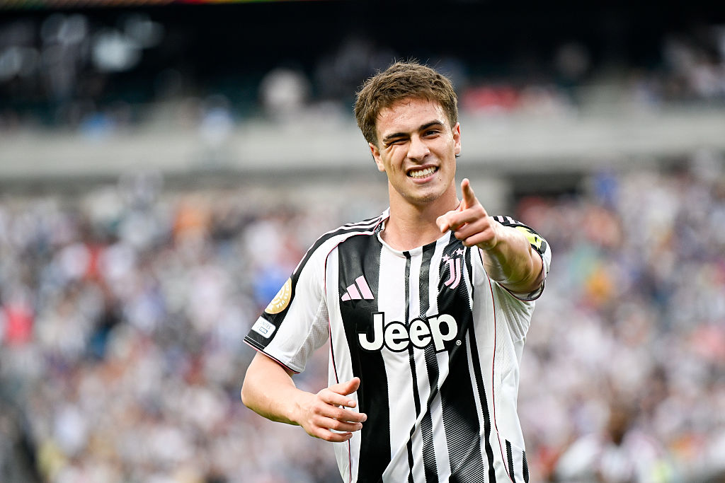 Kenan Yildiz of Juventus celebrates 2-0 goal during the FIFA Club World Cup 2025 group G match between Juventus FC and Wydad AC at Lincoln Financial Field on June 22, 2025 in Philadelphia, United States.