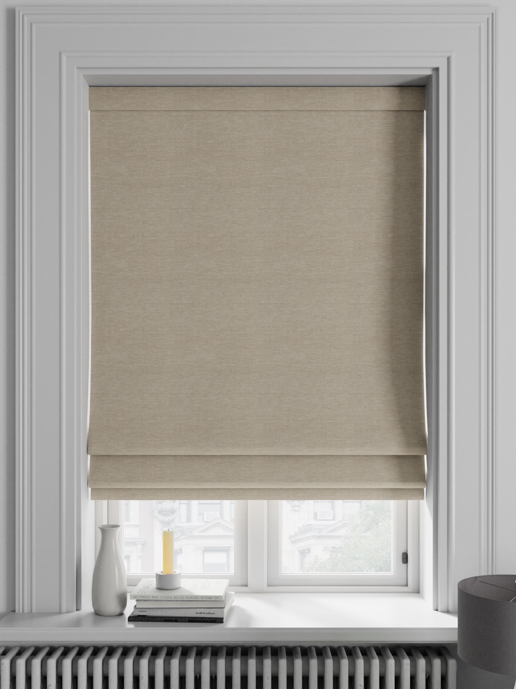 Wheat Natural Soho Made to Measure Roman Blind - Size One