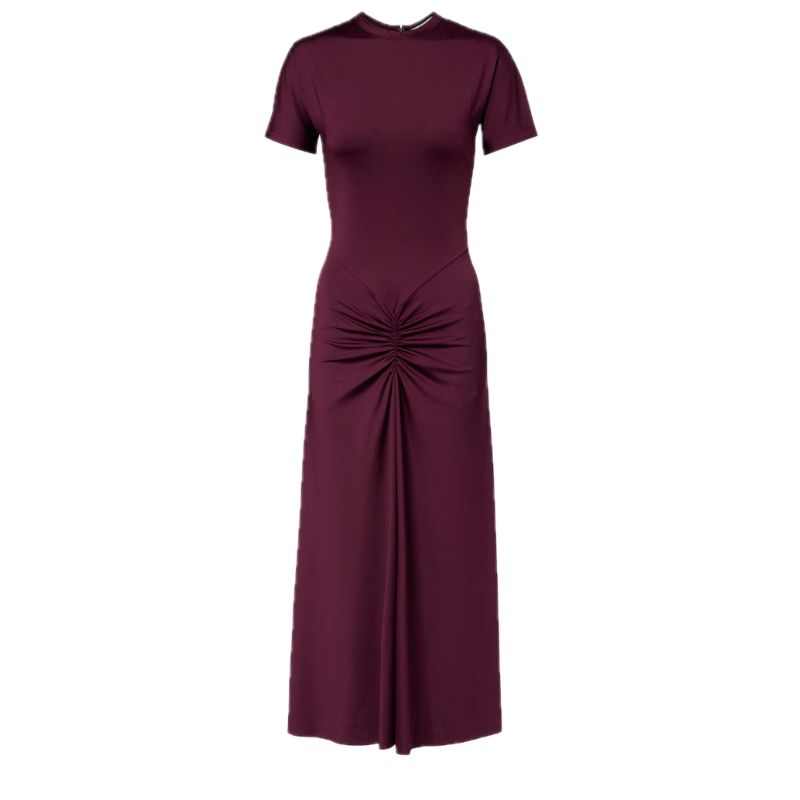 Victoria Beckham, Ruched Jersey Midi Dress