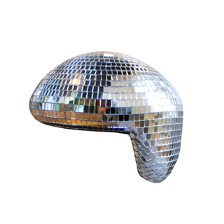 A melted disco ball