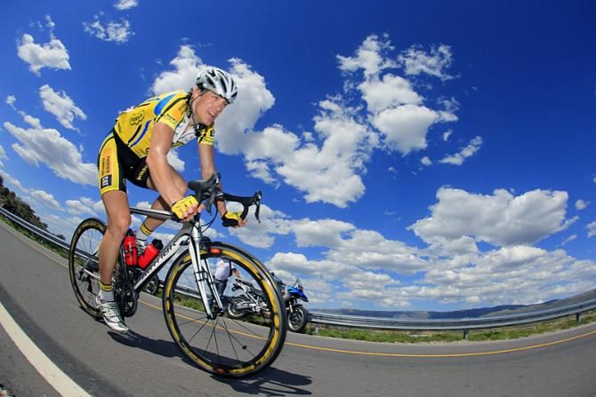 Vojitech Hacecky (ASC Dukla Praha) on the attack in stage 5.