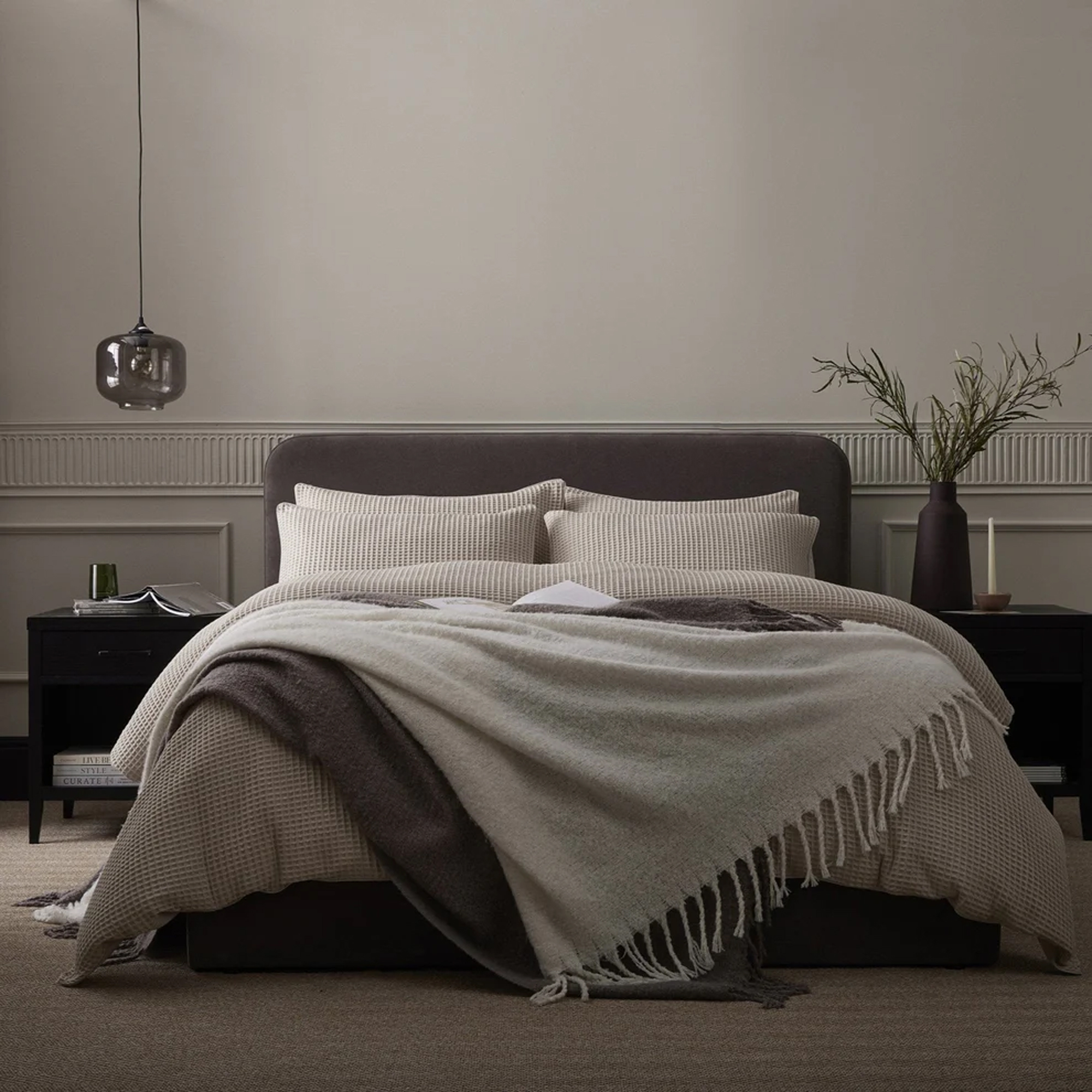 DUSK Portofino Waffle Duvet Cover