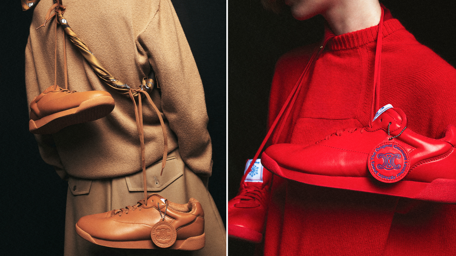 The Celine x Reebok sneaker collaboration for fall 2026