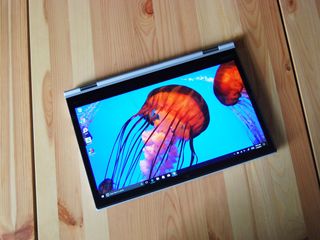 The Lenovo ThinkPad X1 Yoga.