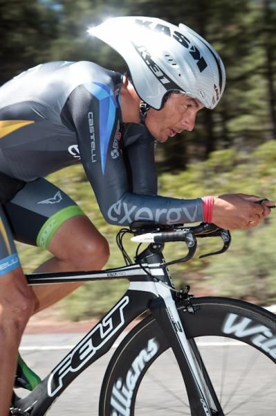 Fred Rodriguez (Exergy) doing some hard riding to get ready for racing in Colorado in August.