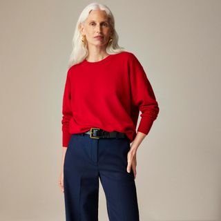 Cashmere Relaxed Crewneck Sweater