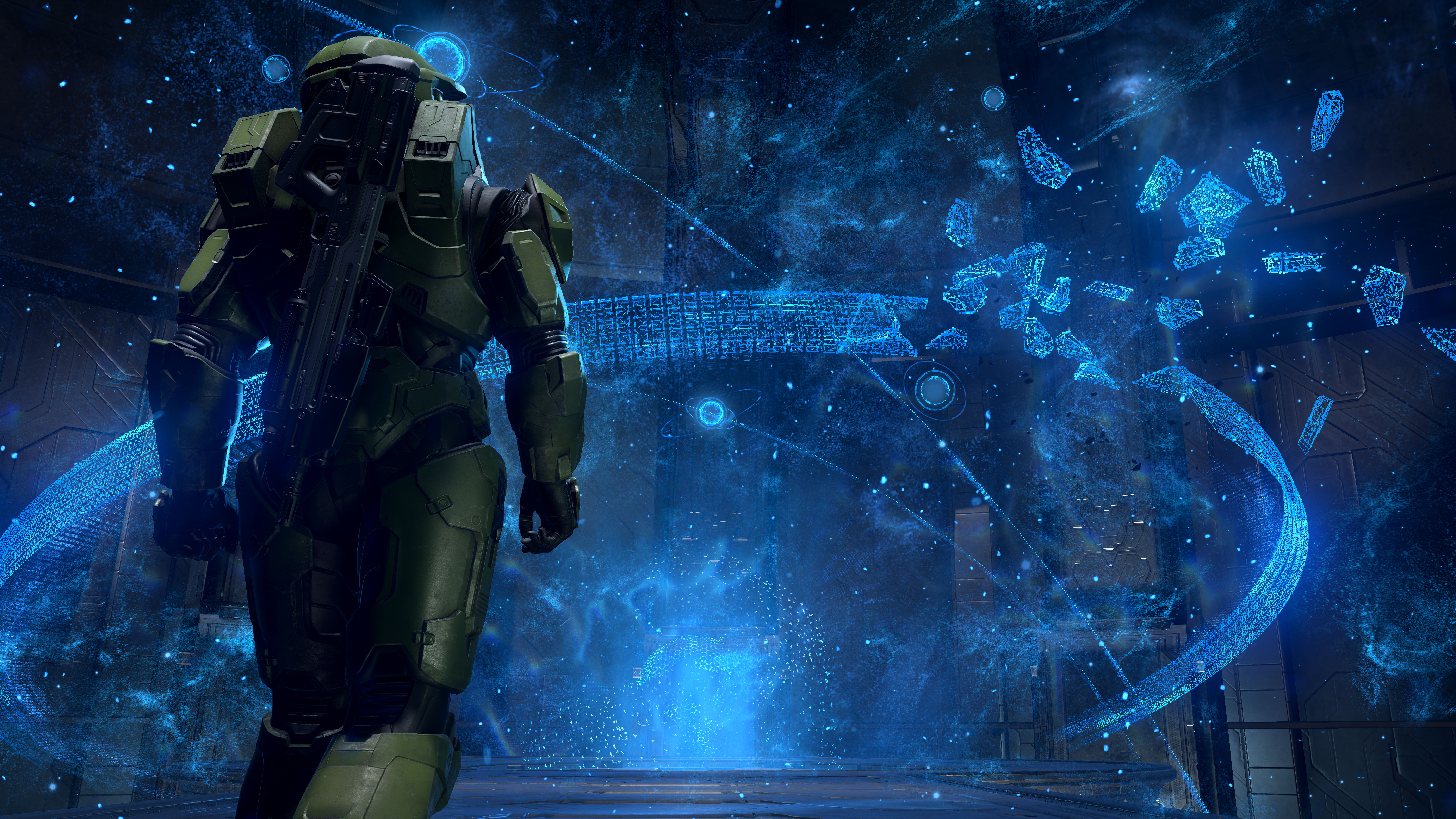 Halo Infinite screenshot, character walking