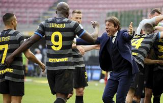 Romelu Lukaku Antonio Conte Inter Milan