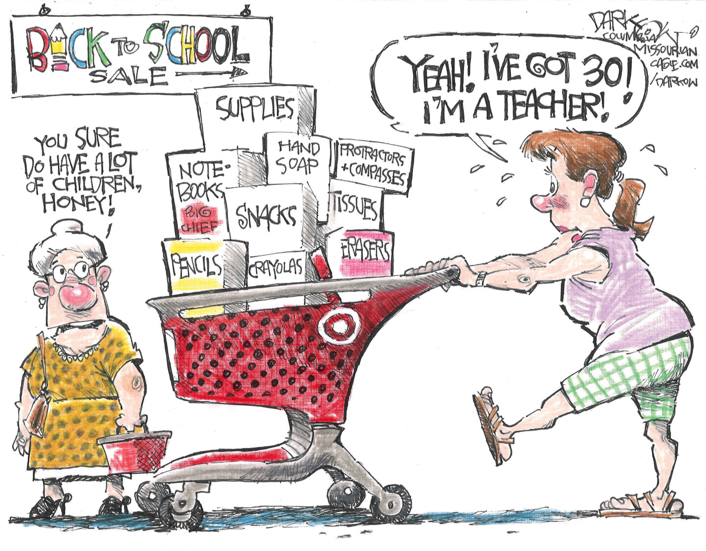 Political cartoon