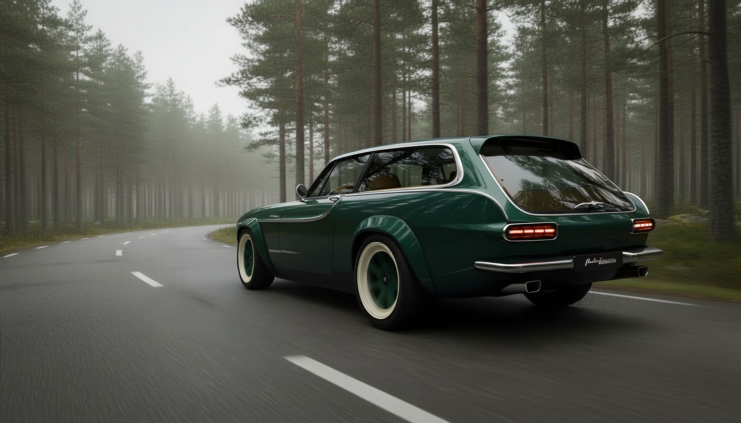 A swift homage to Swedish style courtesy of Autoforma’s wild restomod Volvo P1800ES