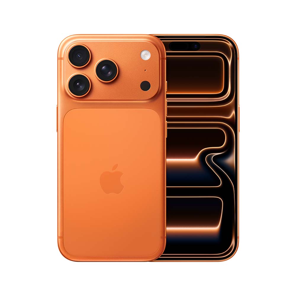 Square render of the iPhone 17 Pro in Cosmic Orange