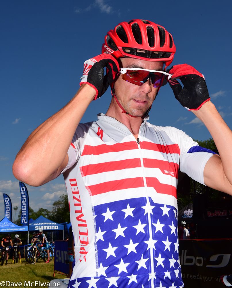 USA Champion Todd Wells (Specialized) on the front row