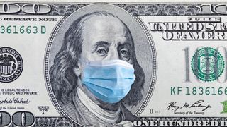 Ben Franklin mask money