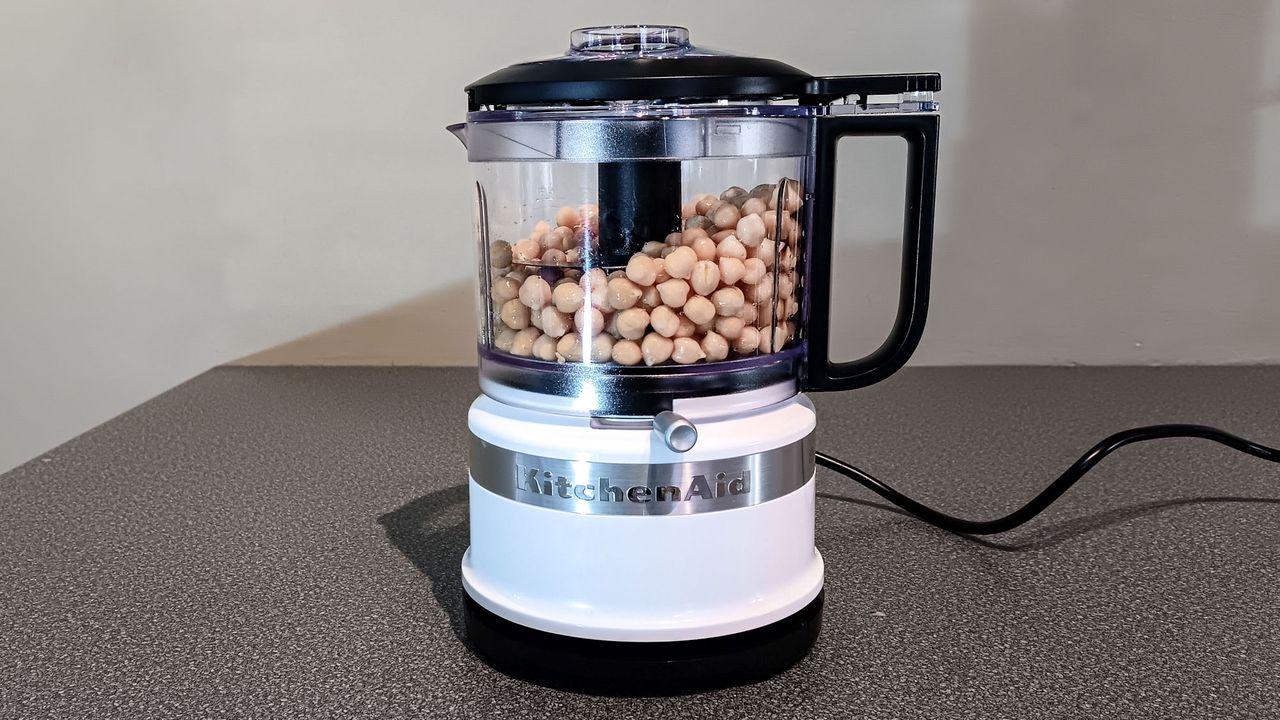 Hummus made in Kitchen Aid Food Chopper