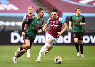 Aston Villa’s Jack Grealish and West Ham United midfielder Declan Rice could have both been playing for the Republic of Ireland