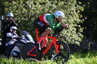 MALHAO PORTUGAL FEBRUARY 23 Filippo Ganna of Italy and Team INEOS Grenadiers competes during the 51st Volta ao Algarve em Bicicleta Stage 5 a 196 individual time trial stage from Salir to Malhao 477m on February 23 2025 in Malhao Portugal Photo by Tim de WaeleGetty Images