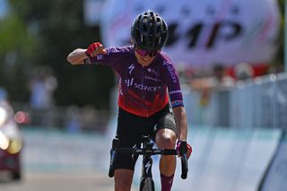 Ashleigh Moolman-Pasio (SD Worx) wins the queen stage atop Monte Matajur at the Giro d'Italia Donne 2021