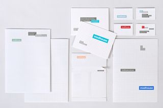 Letterhead design: Minimal letterheads and branded stationery for Modhouse