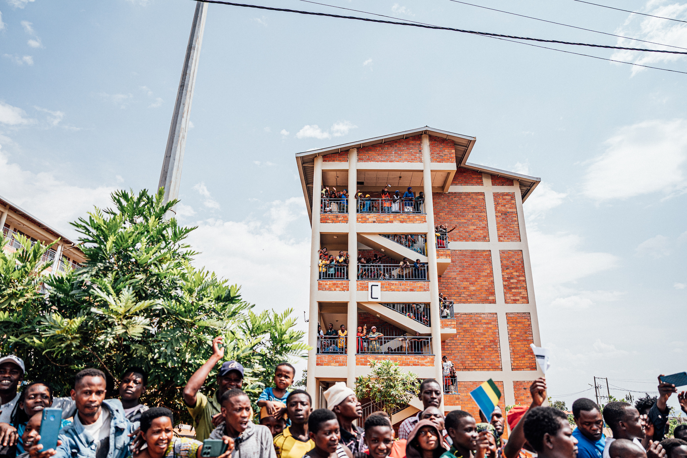 Cycling - 2025 UCI Road World Championships - Kigali Convention Centre, Kigali, Rwanda - Men Elite Road Race - Fans at the road side