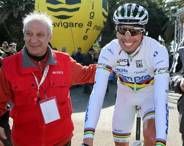 Alessandro Ballan (Lampre-NGC) before the second stage