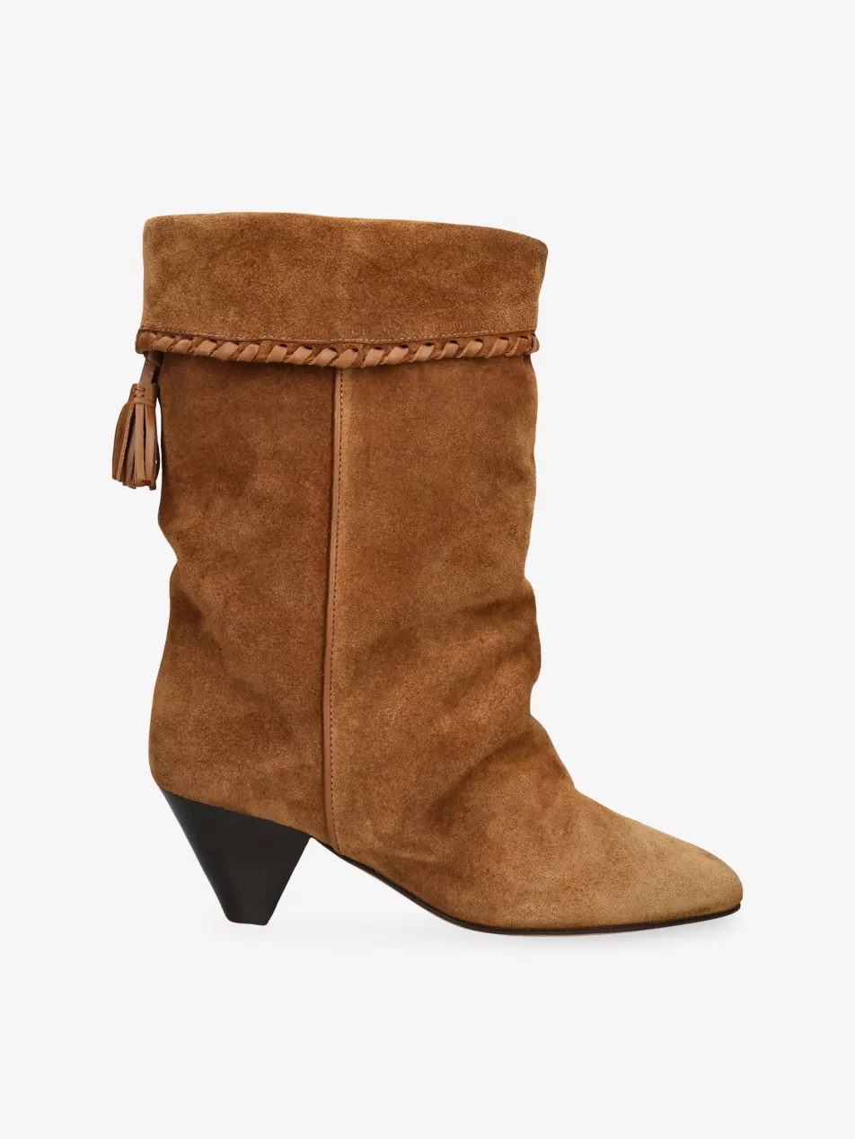 Dalby Suede Heeled Boots - Eur 36 / 3 Uk Women