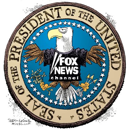 Political cartoon U.S. Fox News