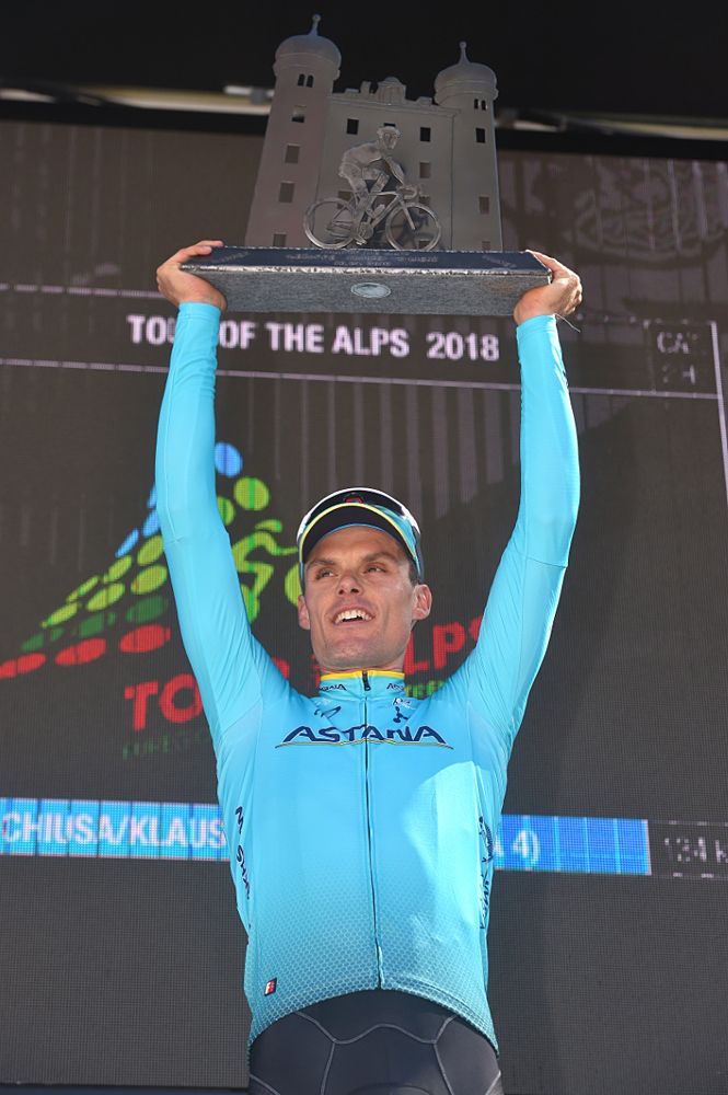 Luis Leon Sanchez (Astana) wins stage 4 at Tour of the Alps