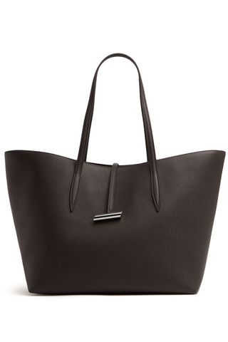 Little Liffner Penne Grained Leather Tote Bag 