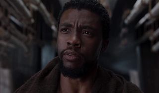 Chadwick Boseman as T'Challa in Black Panther