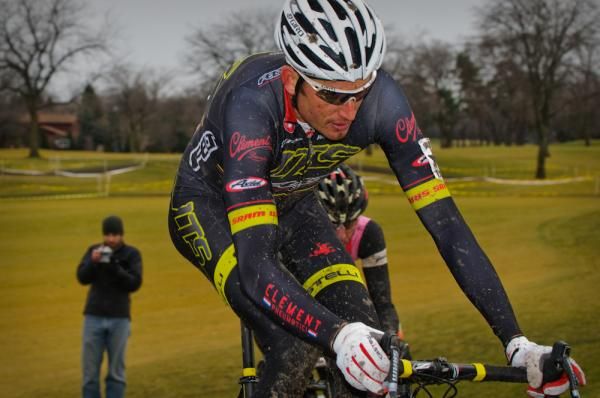 Ryan Trebon (LTS/Felt) pushes the pace at the front