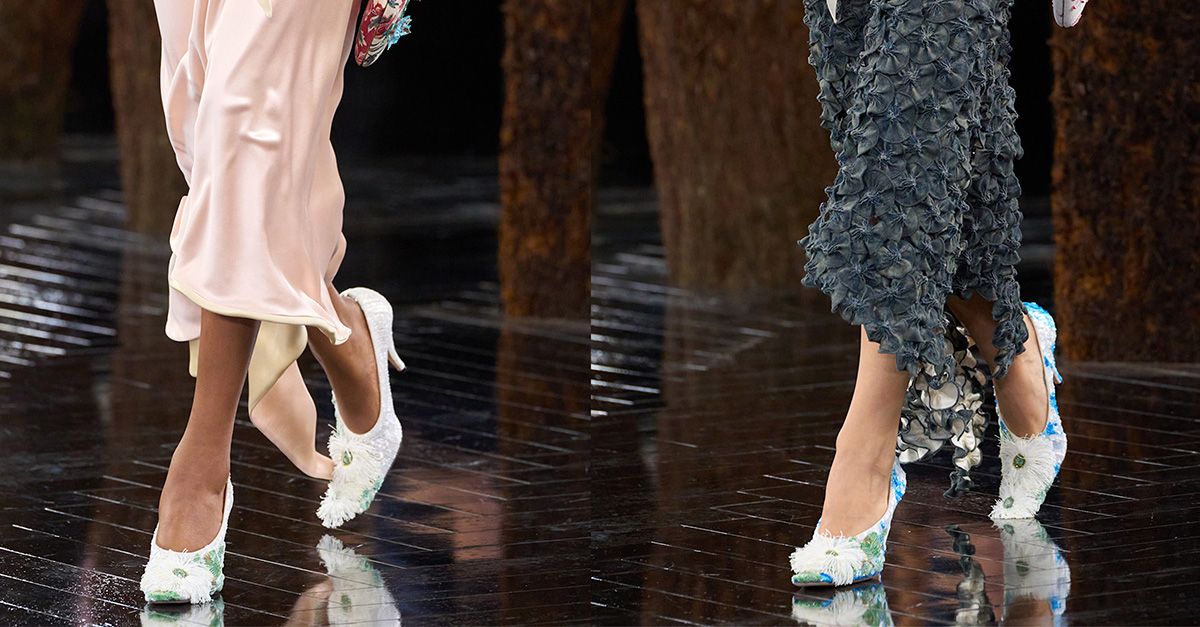 The Beaded-Heel Trend We Spotted at Dior, Chanel, and Prada