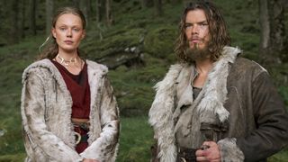 Leif Eriksson and Freydis Eiriksdottir in Vikings Valhalla on Netflix