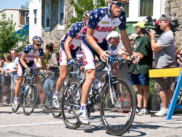With one of their riders soloing off the front, the rest of the USA National Team could conserve for later.