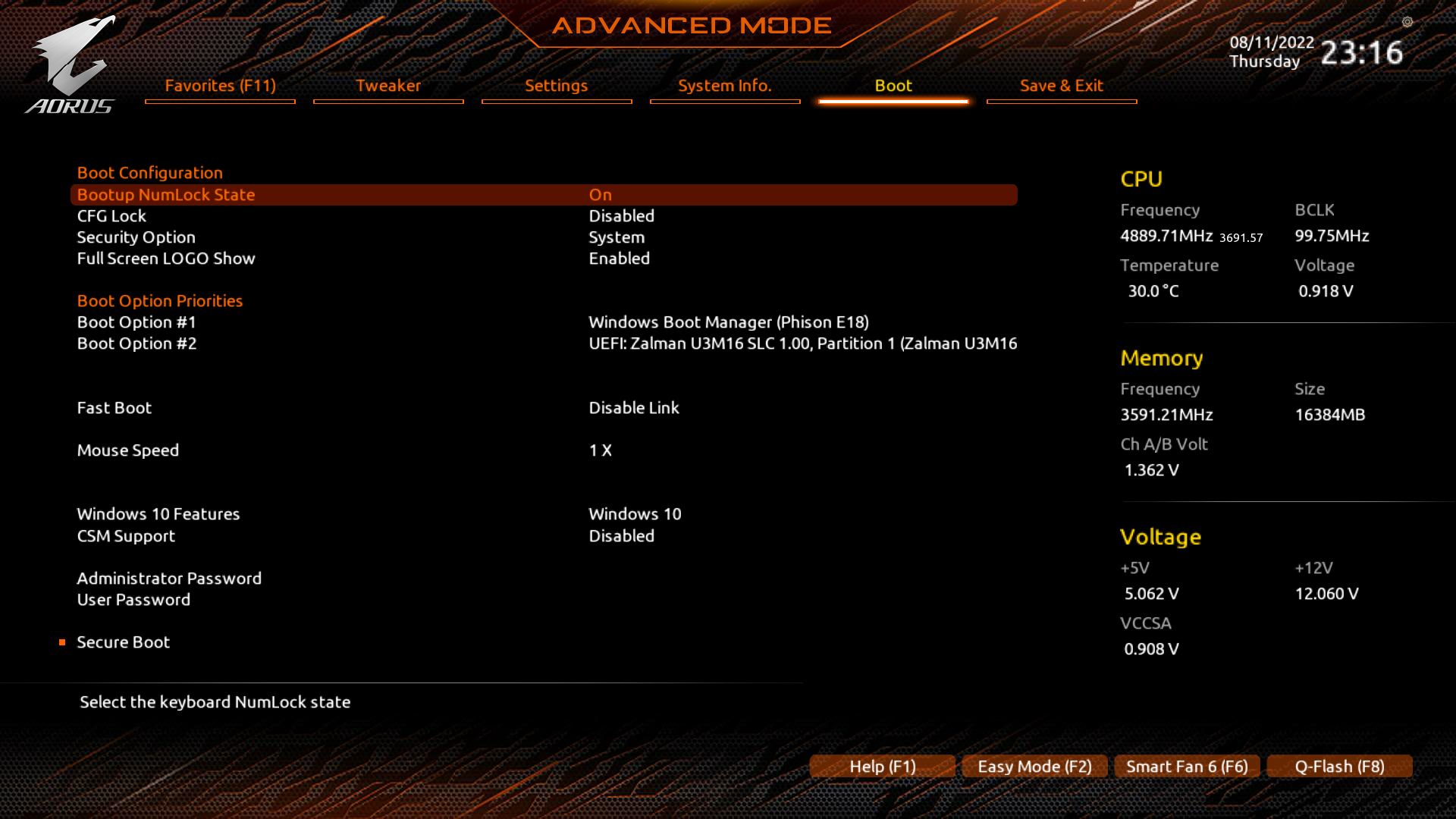 Gigabyte B660M Aorus Pro AX