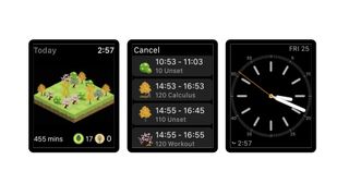 Screenshots of the Forest Apple Watch app from the Apple App Store