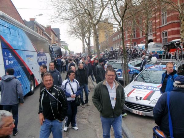 There was a big crowd for the mid-week race
