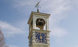 The clocktower of St Katherine's church, Chiselhampton