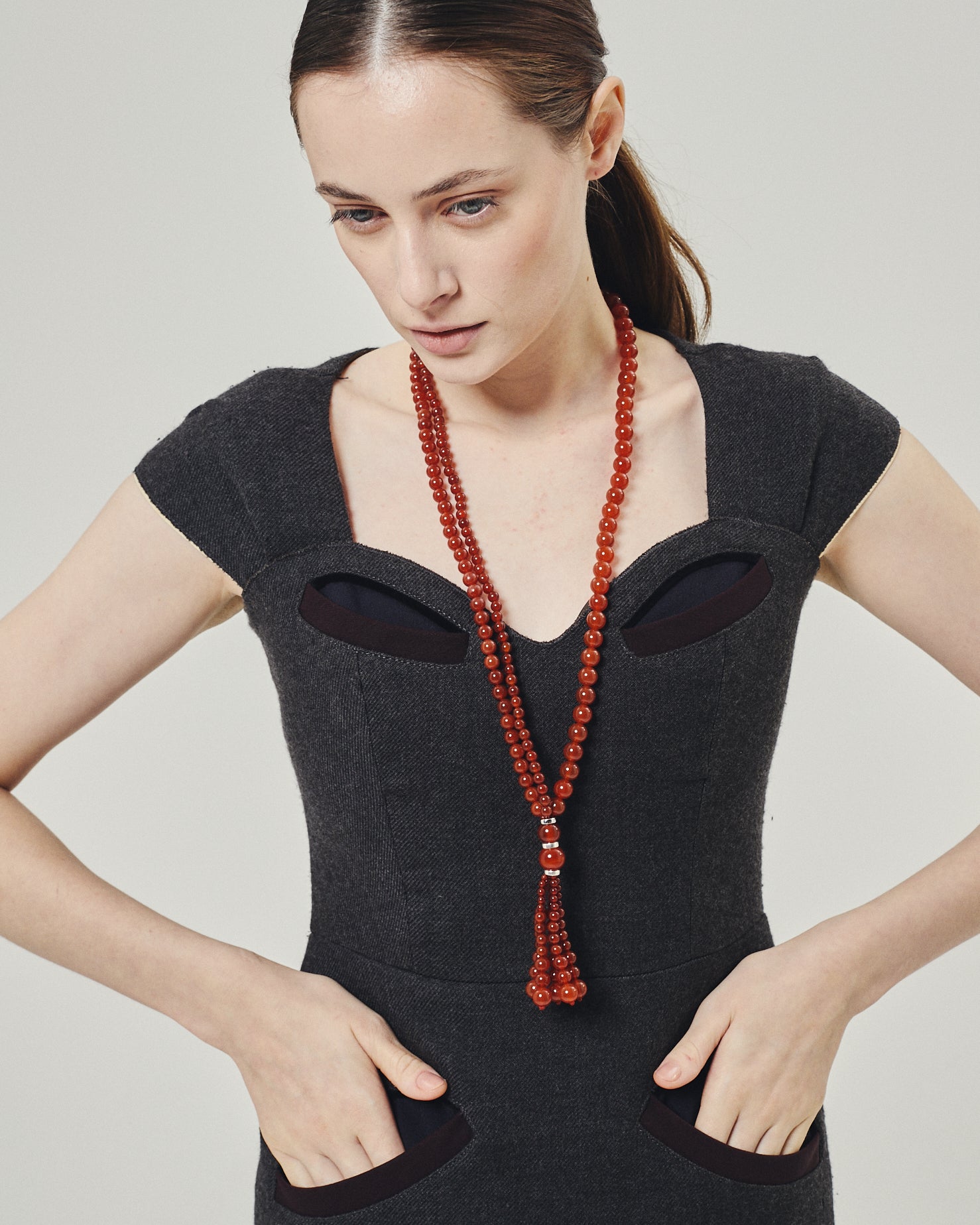 Venice Opera Carnelian Necklace