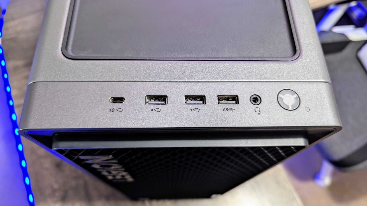 Image of the Lenovo Legion Tower 7i (Gen 10) gaming desktop.