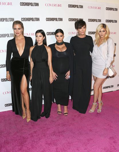Members of the Kardashian-Jenner family.