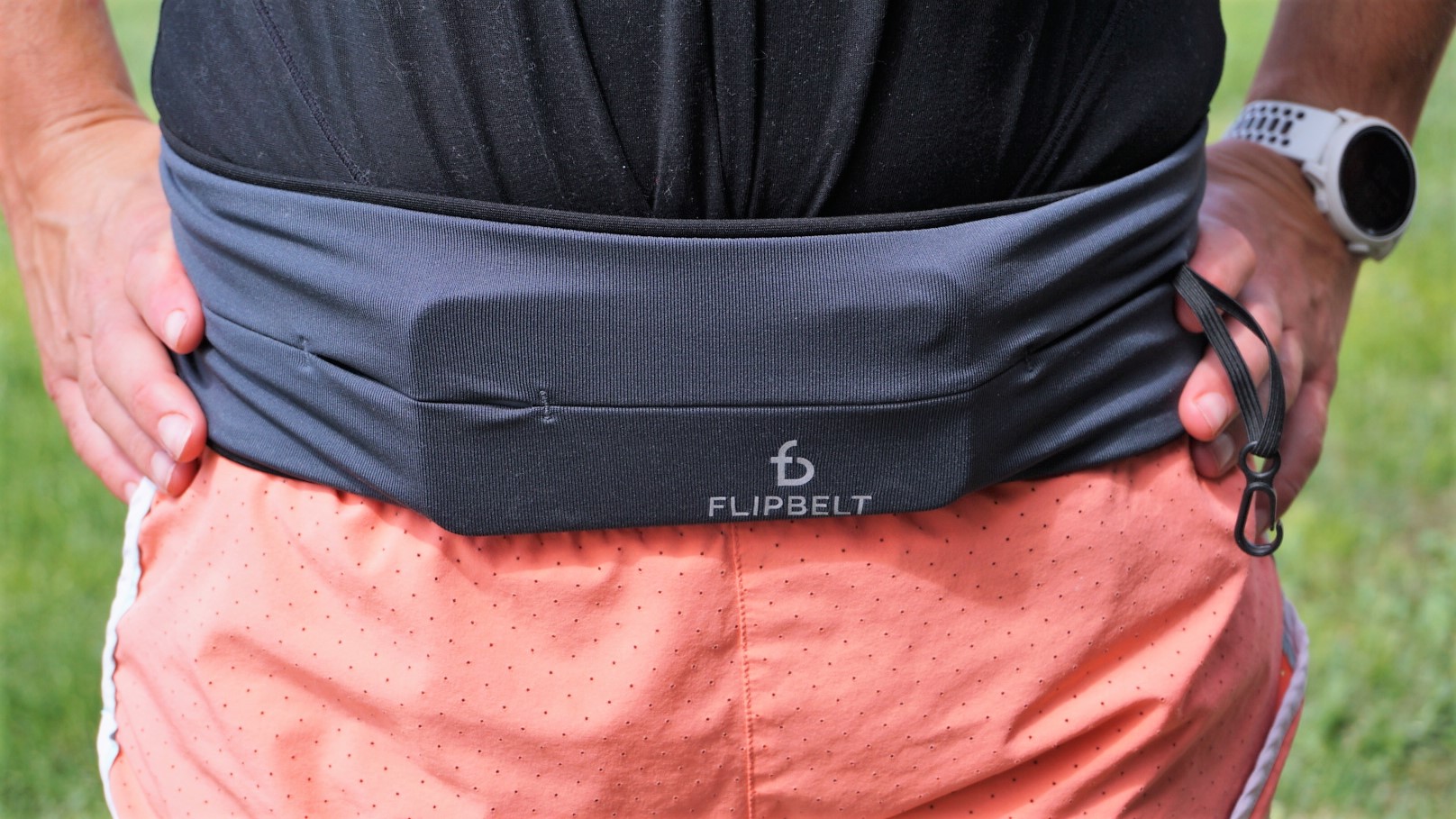 a photo of the Flipbelt running belt