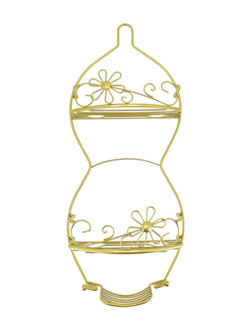 Gold Petals Max Shower Caddy