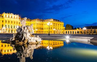 Schonbrunn Palace in Vienna