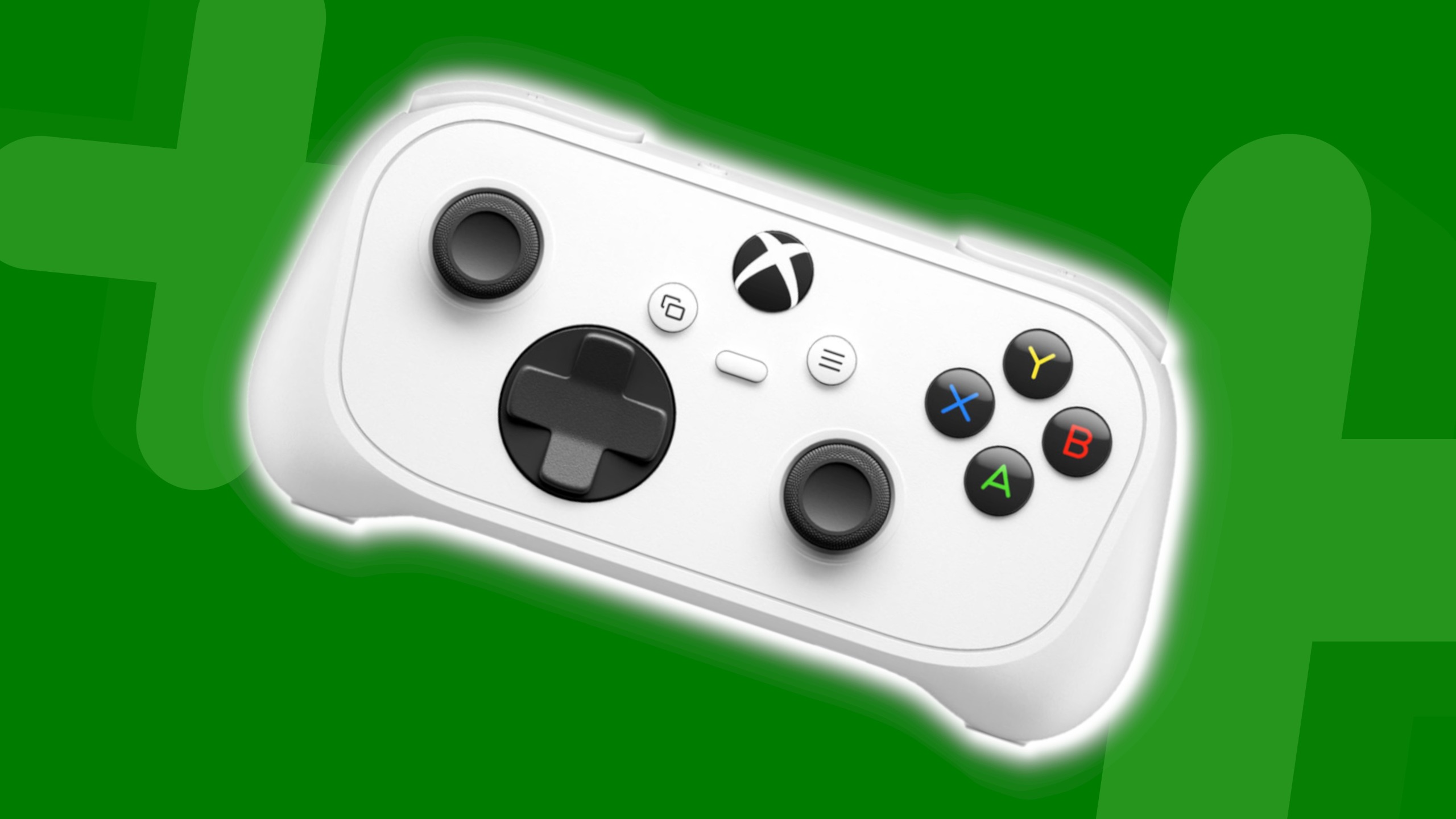 Xbox Nano Controller on a green background