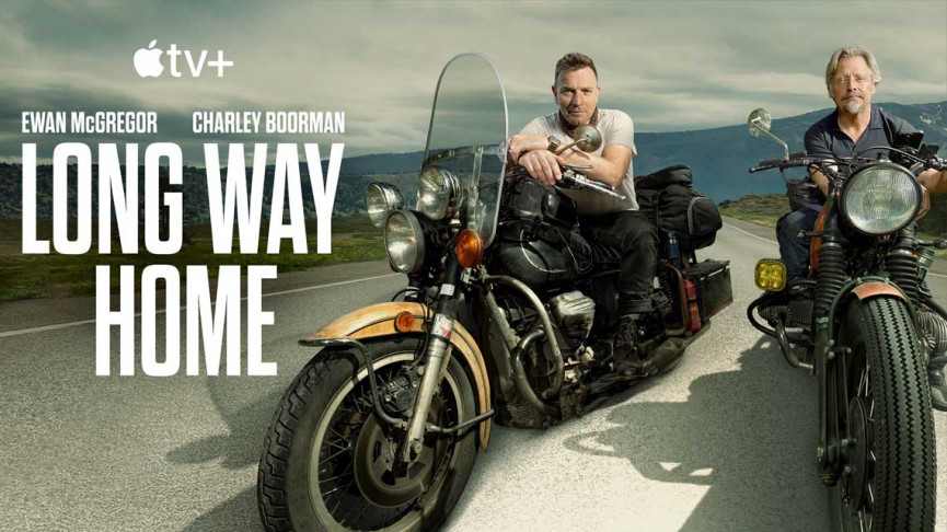 A promo image for the Apple TV+ show Long Way Home.