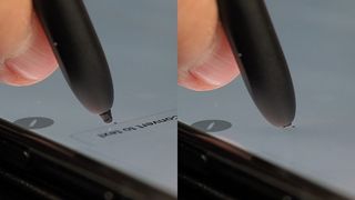 Retractable S Pen tip on Galaxy Z Fold 3