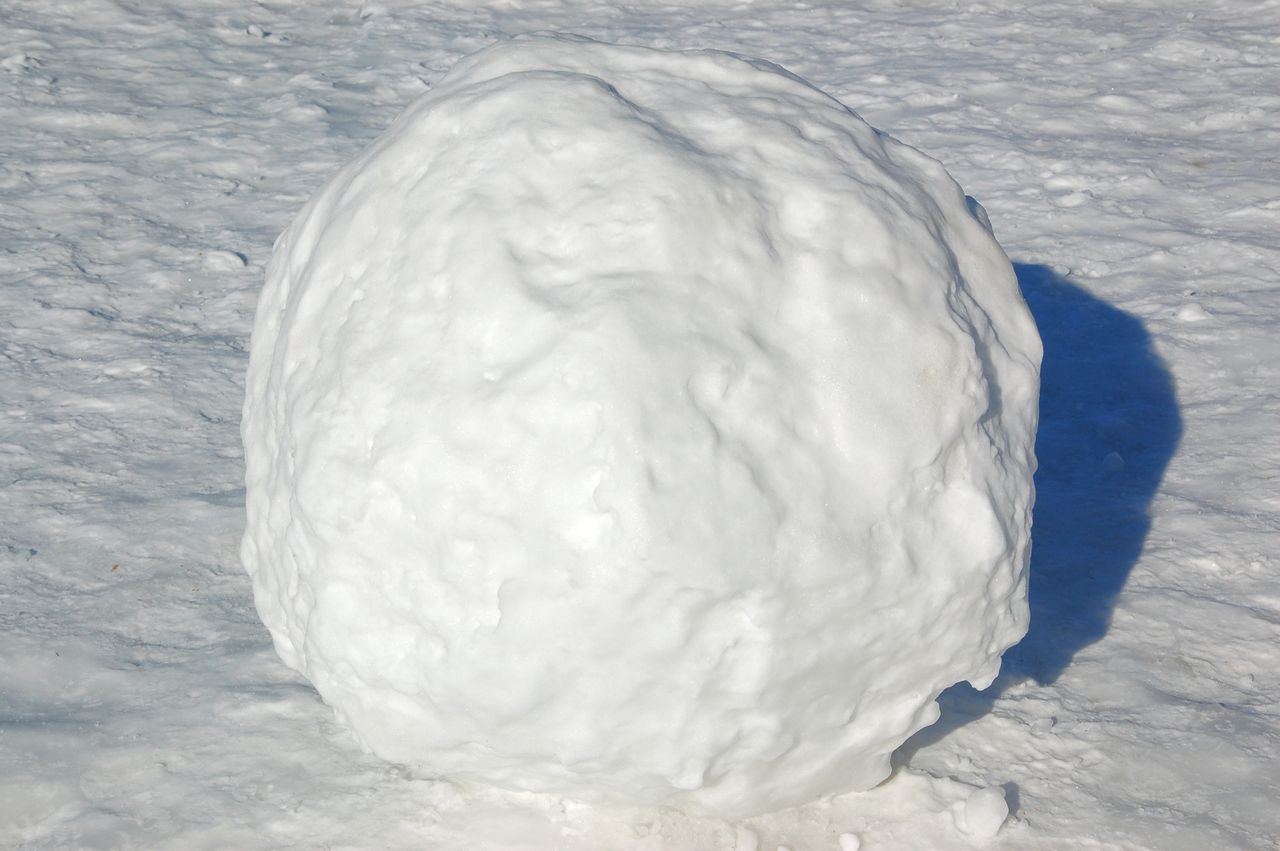 A snowball