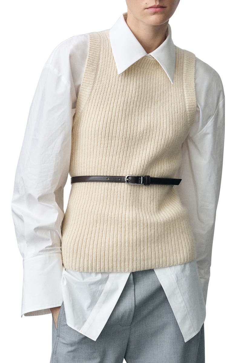 Tappeito Cotton &amp;amp; Wool Sweater Vest