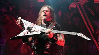 Gary Holt plays for Slayer on the band's farewell tour, 2019