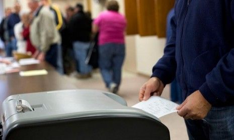 Polling booth